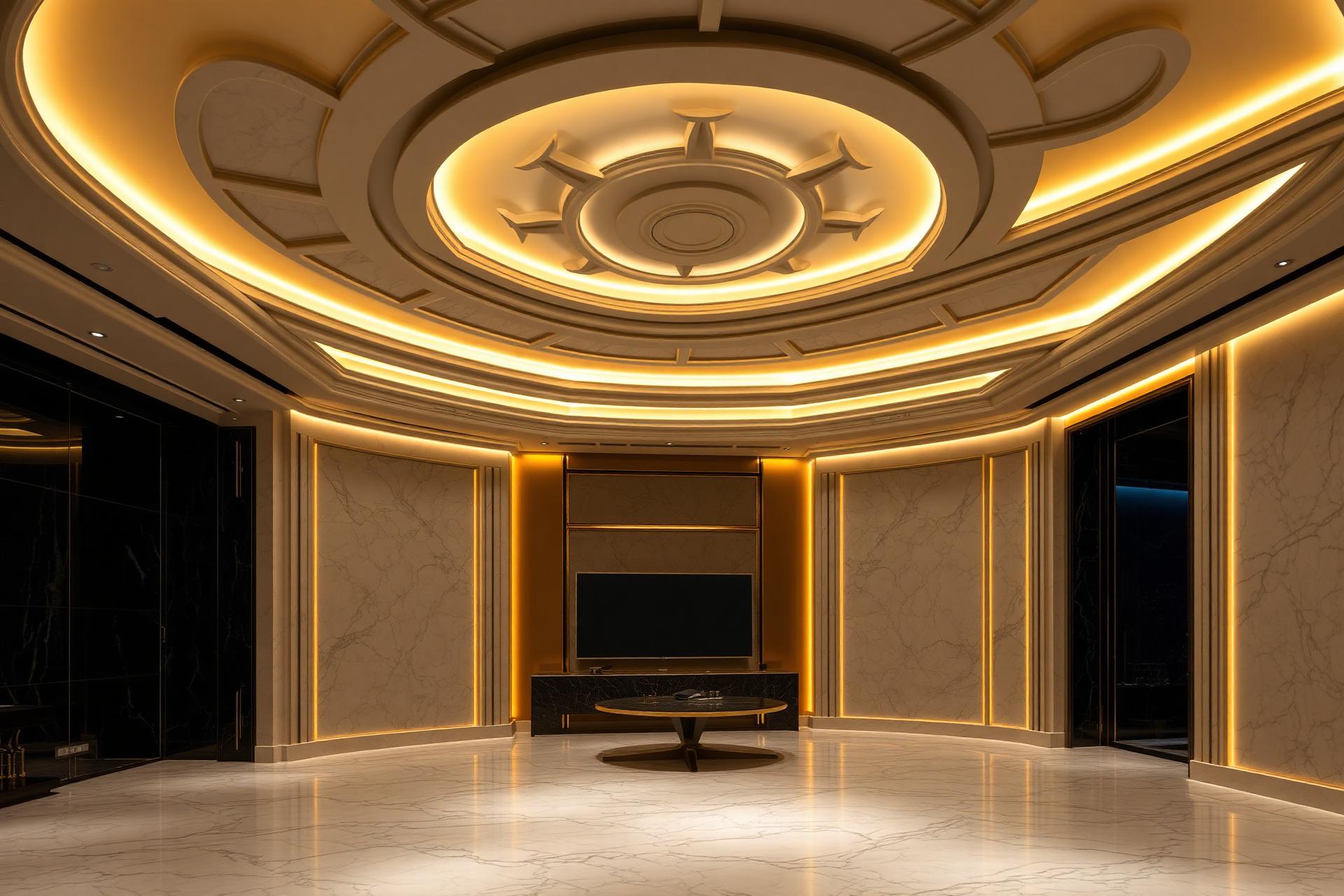 Sculpted Coffered Masterpiece